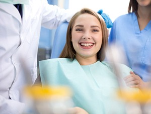 happy dental patient