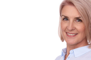 smiling mature woman