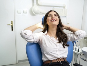 relaxed dental patient