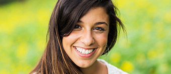 Young woman with gorgeous smile